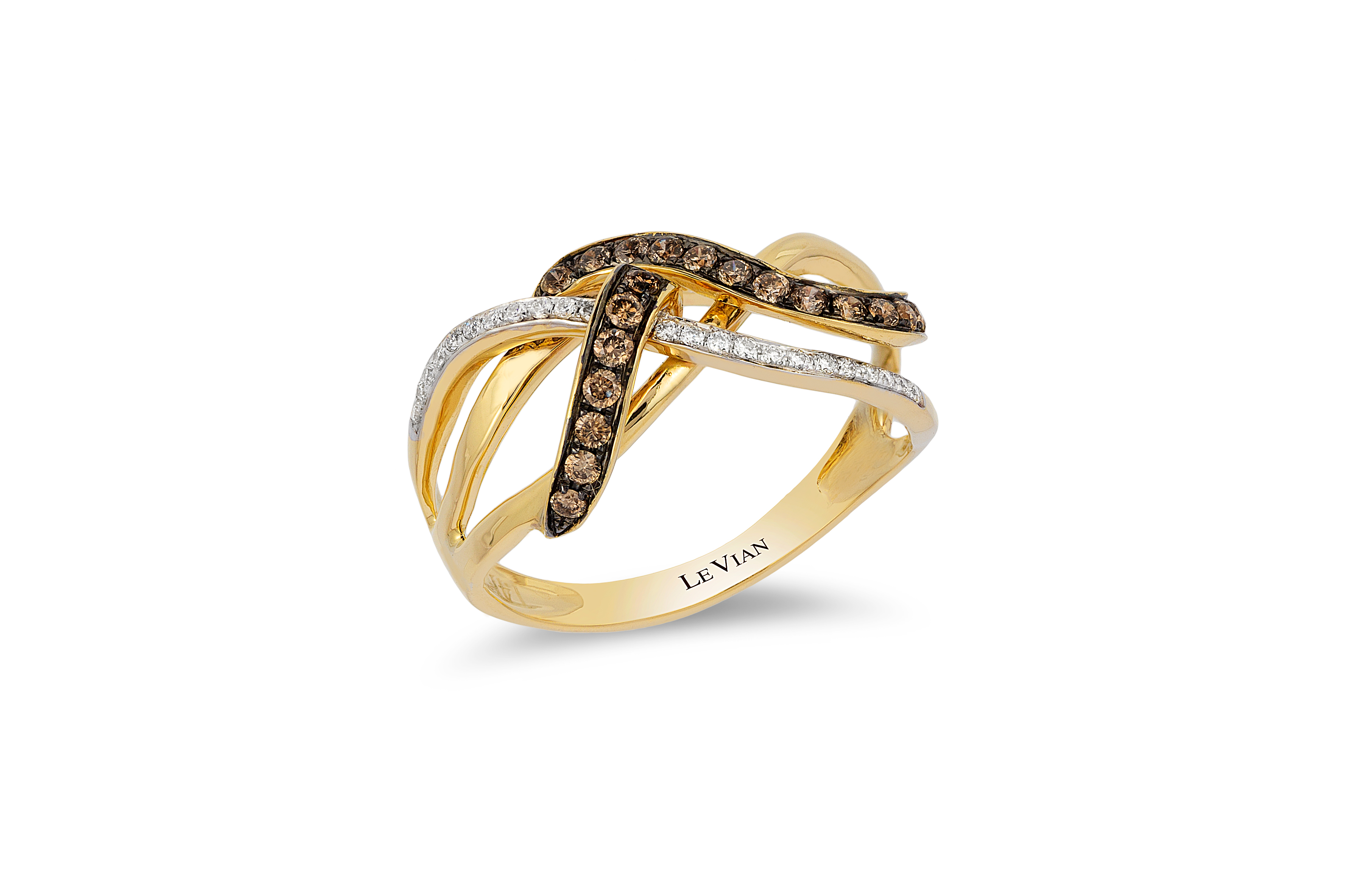 Le Vian Chocolatier Ring Chocolate Diamonds In Yellow