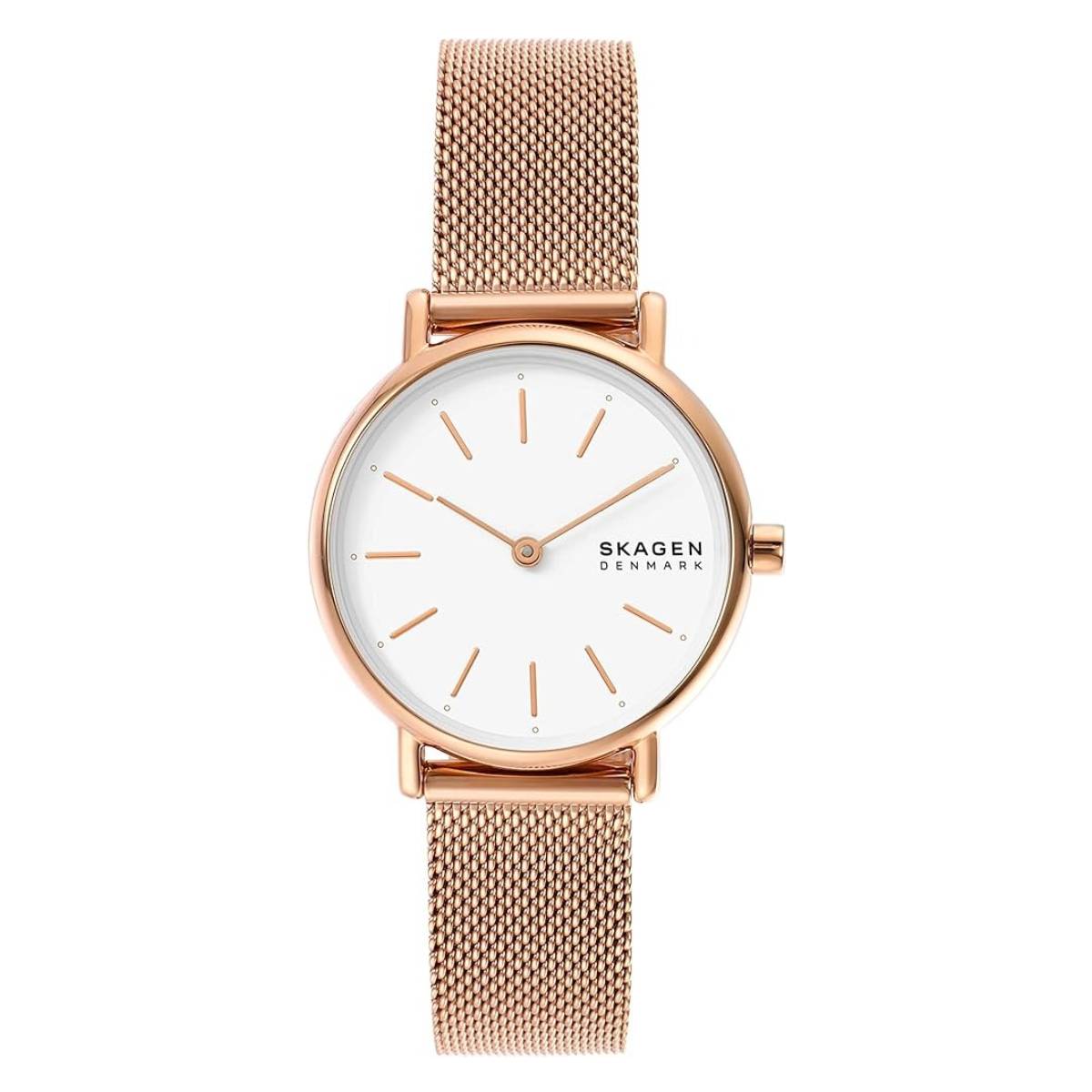 Skagen Signatur Lille Box Set Ladies Quartz Watch Skw1153set In Gold Tone / Rose / Rose Gold Tone / White