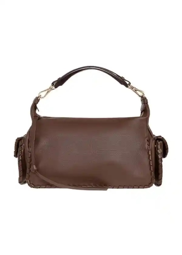 Chloé Brown Nahir Leather Tote Bag