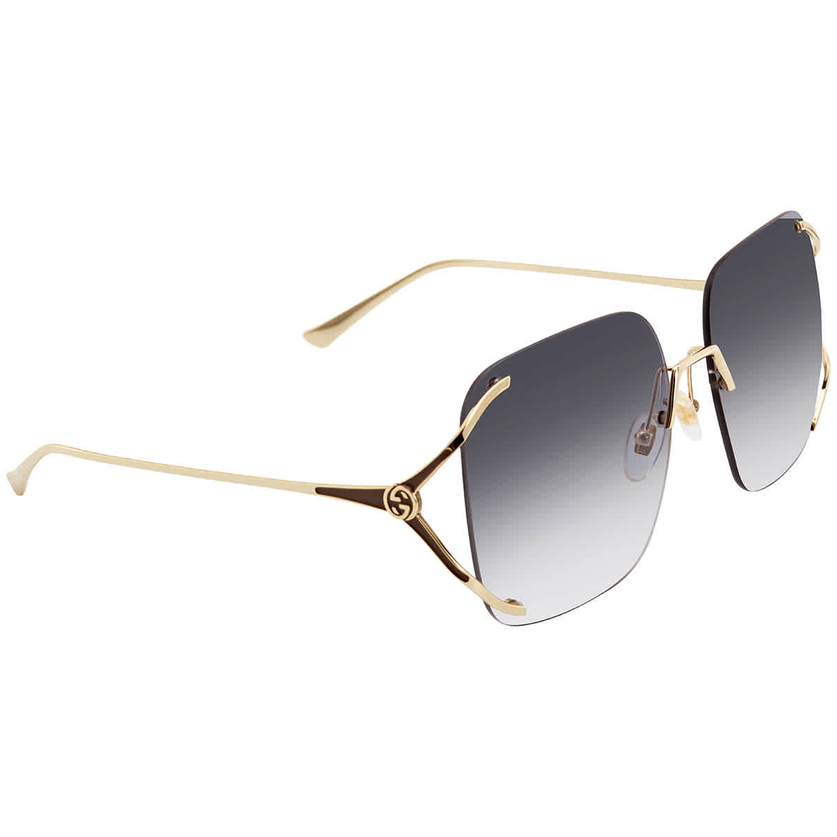 Gucci Grey Gradient Square Ladies 