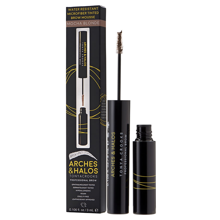 Arches & Halos Ladies Microfiber Tinted Brow Mousse 0.106 oz Mocha Blonde Makeup 818881021034