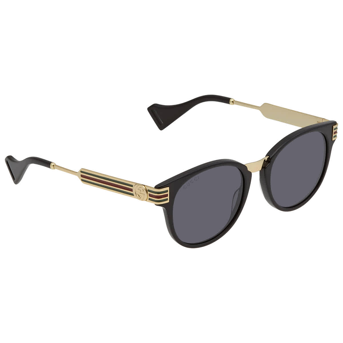 GUCCI GREY ROUND 50MM SUNGLASSES GG0586S-001 50