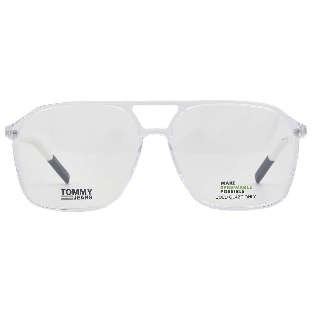 Tommy Jeans Demo Navigator Eyeglasses Tj 0009 0900 57 In N/a