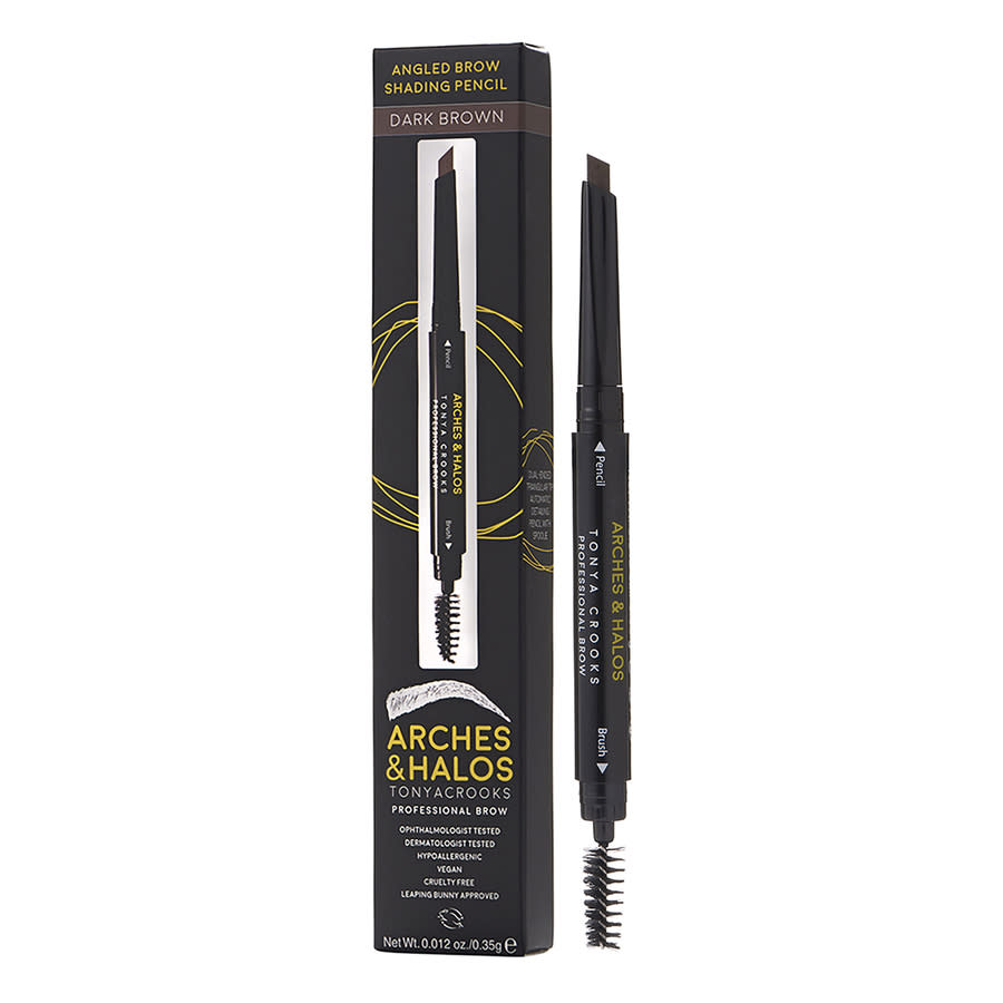 Arches & Halos Ladies Angled Brow Shading Pencil 0.012 oz Dark Brown Makeup 818881020778