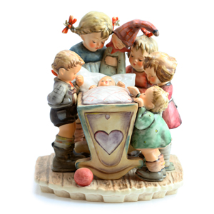 HUMMEL 1994 CENTURY COLLECTION ''ROCK-A-BYE'' FIGURINE 155111