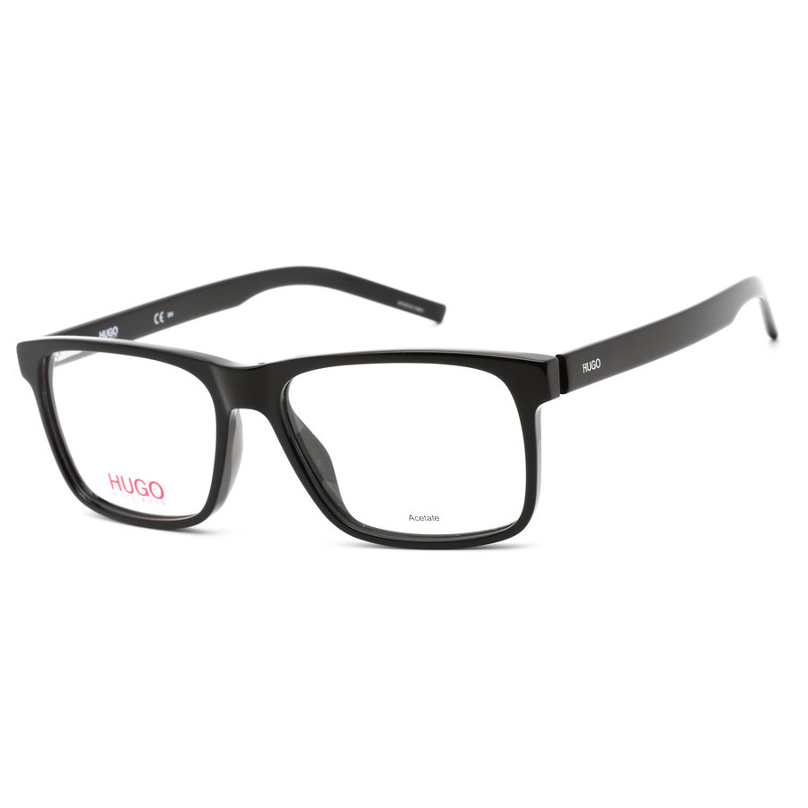 Hugo Boss Demo Rectangular Unisex Eyeglasses Hg 1014 0807 54 In Black