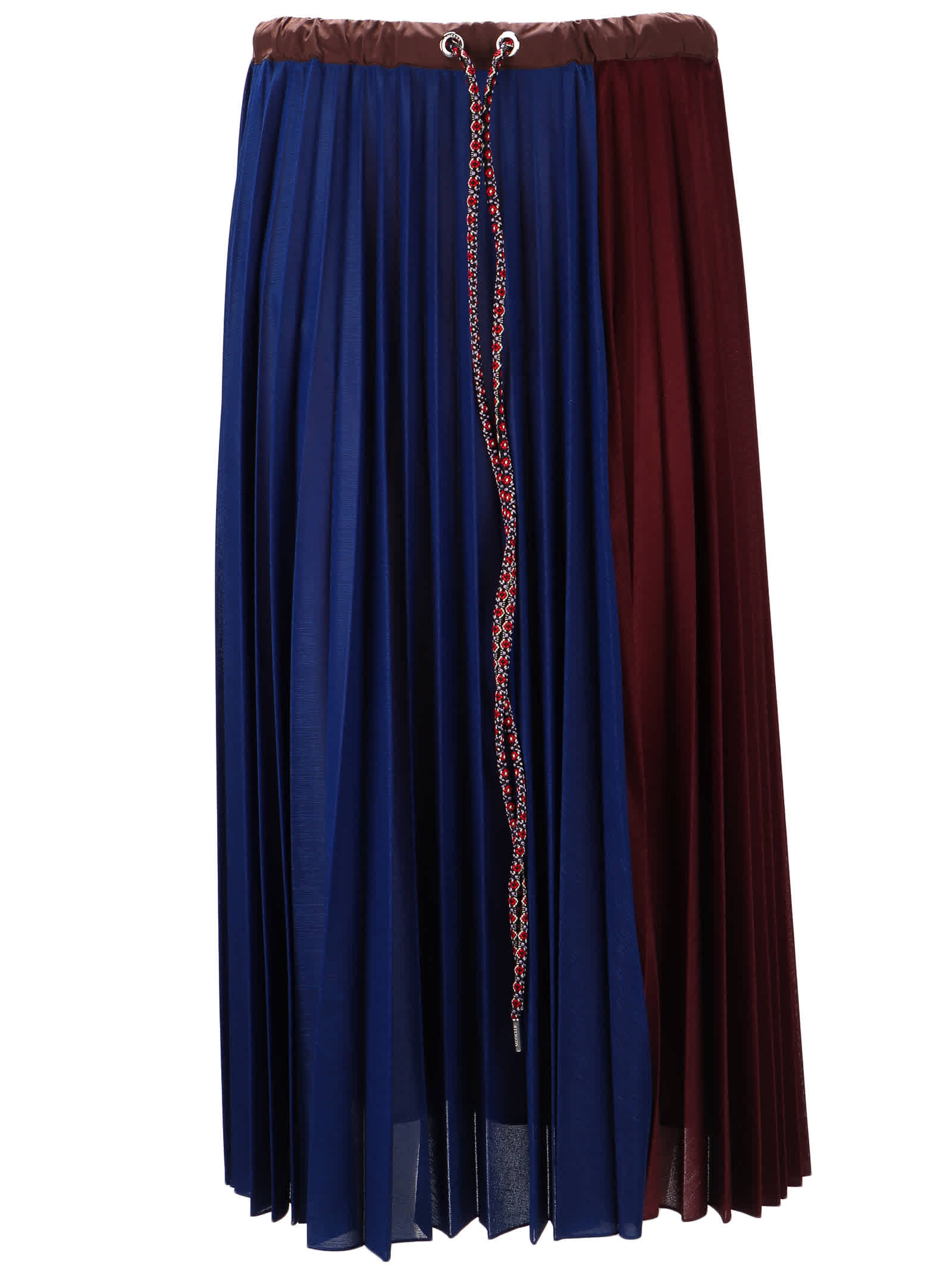 Moncler Ladies Blue 1952 Skirt In Polyester In Blue
