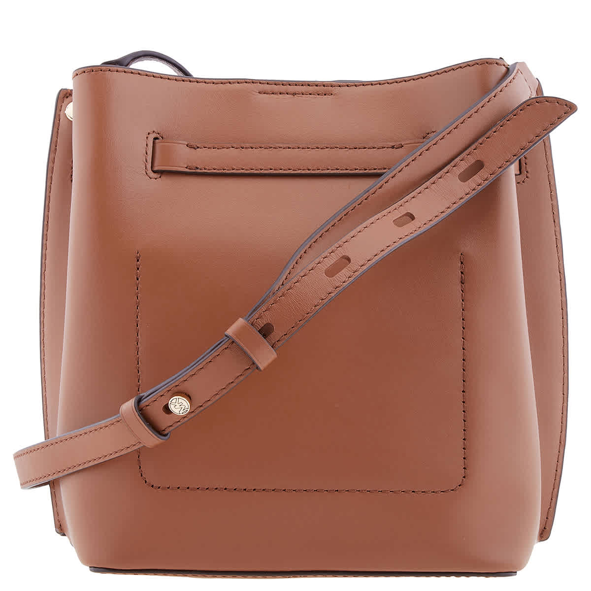 Shop Michael Kors Luggage Medium Leather Hamilton Legacy Messenger Bag