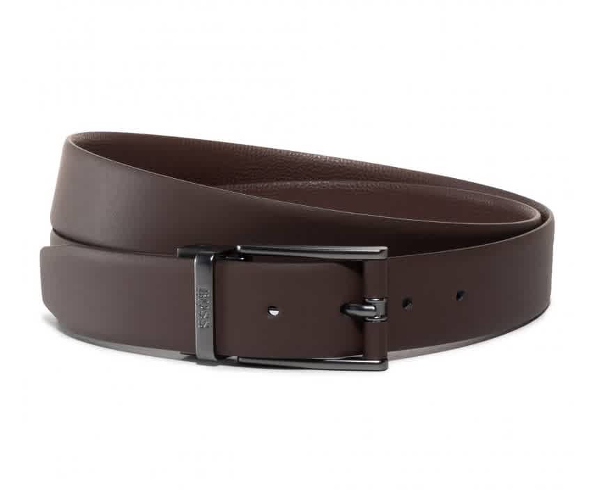mens leather belt hugo boss