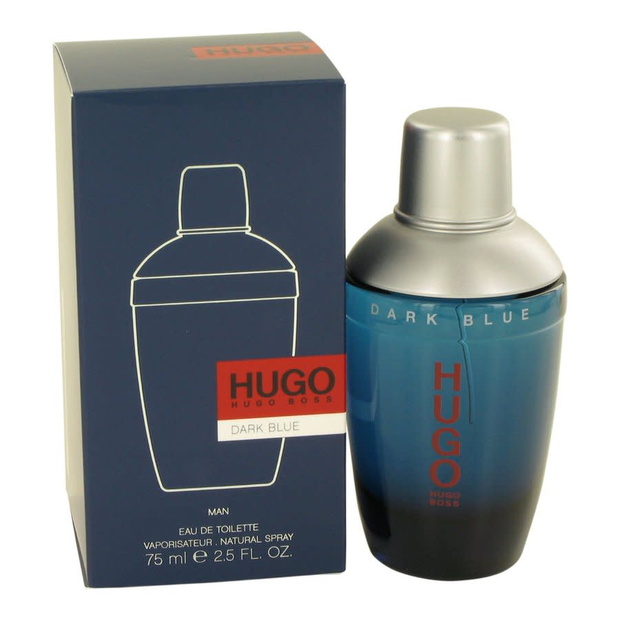 Hugo Boss Dark Blue 2.5 Oz. (75 Ml) Edt Spray For Men In Blue / Dark