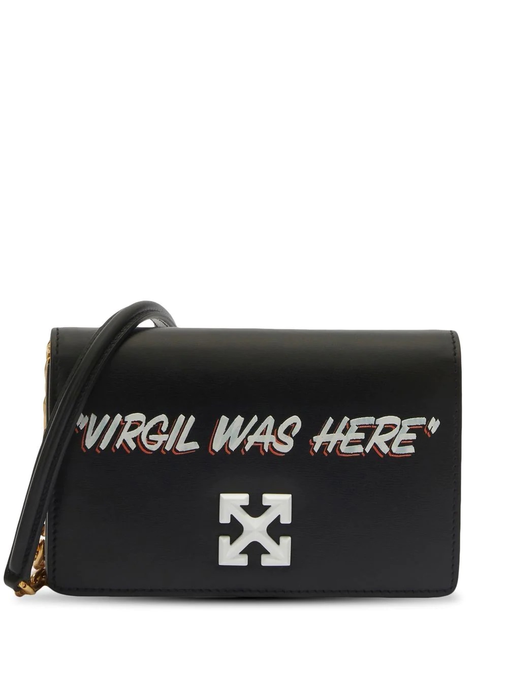 Off-white Jitney 0.5 Quote-motif Bag In Black