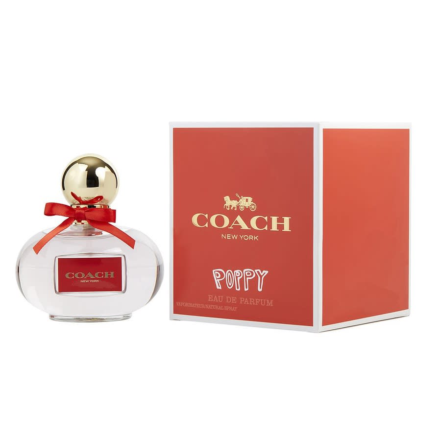 Coach Ladies Poppy Edp Spray 1 oz Fragrances 3386460095518 In Red   / Creme / Pink / Rose