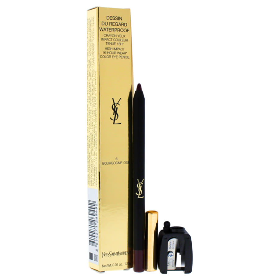 Saint Laurent Dessin Du Regard Waterproof Color Eye Pencil - # 06 Bourgogne Ose By Yves  For Women -  In N,a