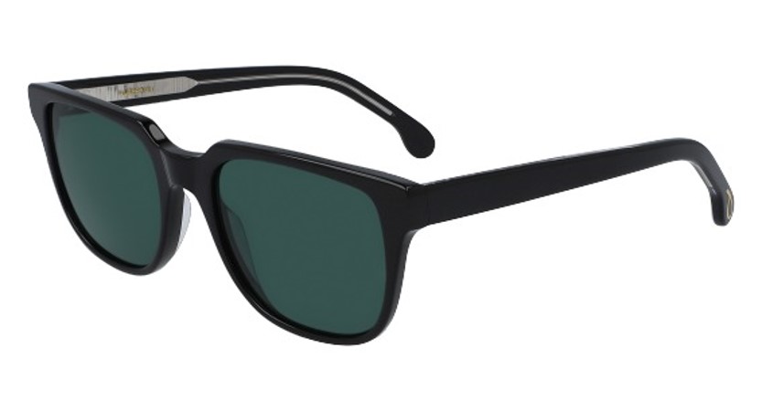 Paul Smith Aubrey 54mm Rectangle Sunglasses In Black / Green