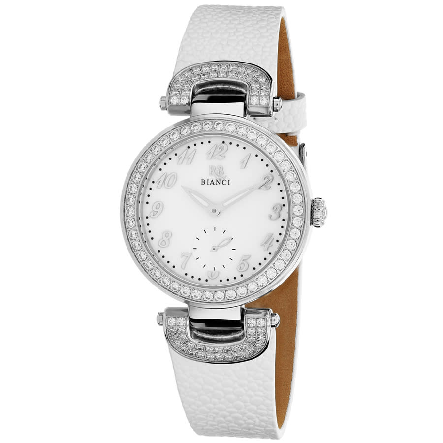 Roberto Bianci Alessandra Quartz Ladies Watch Rb0610 In Mop / Mother Of Pearl / White