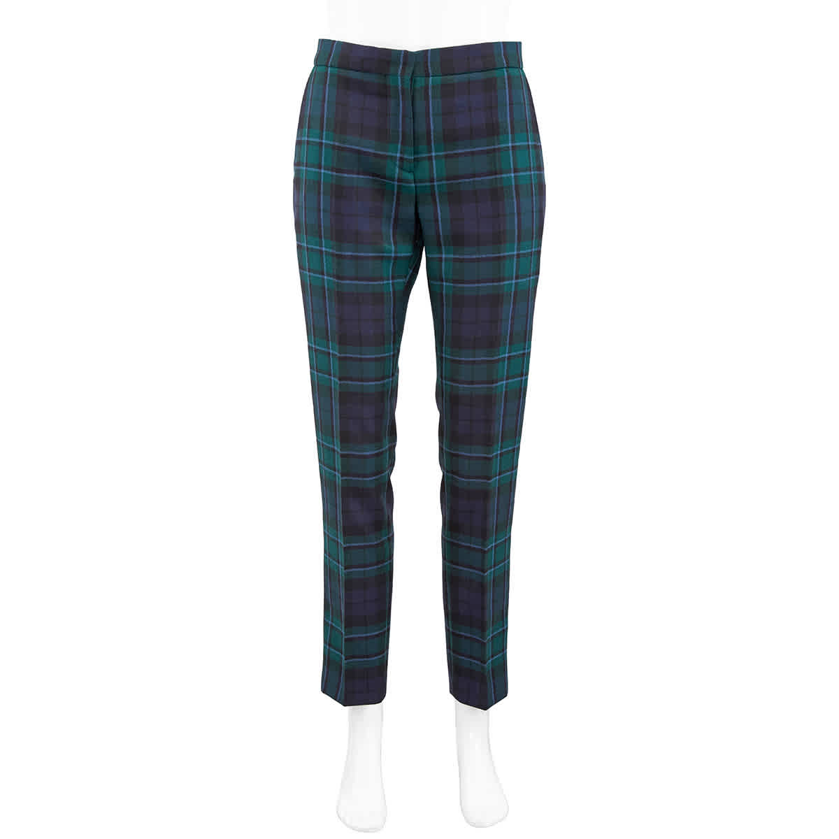 Womens green tartan trousers Clearance