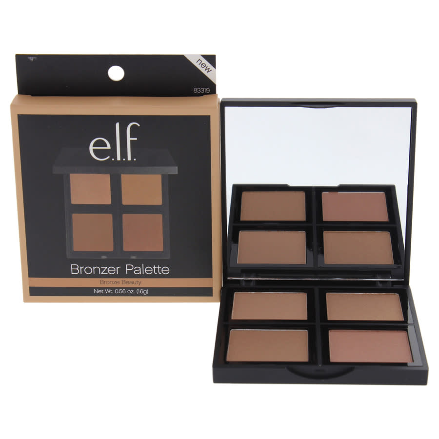 E.l.f. Bronzer Palette - Bronzed Beauty By  For Women - 0.56 oz Bronzer In Brown