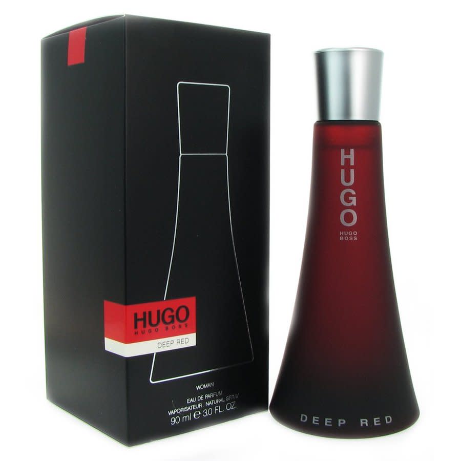 Hugo Boss 雨果博斯 深红女士香水deep Red Edp 东方美食调 花卉果香 清新感性 美味迷人 90ml In Black,red