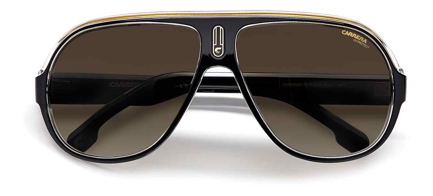 CARRERA CARRERA BROWN GRADIENT PILOT MENS SUNGLASSES SPEEDWAY/N 02M2/HA 63