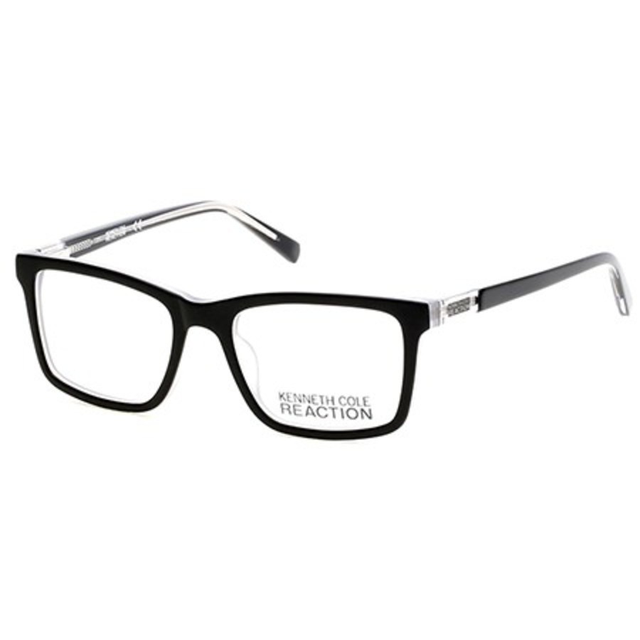 Kenneth Cole Reaction Square Mens Eyeglasses Kc0780 2 50 In Black