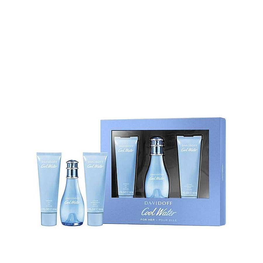 Davidoff Ladies Cool Water Woman Gift Set Fragrances 3616304990465