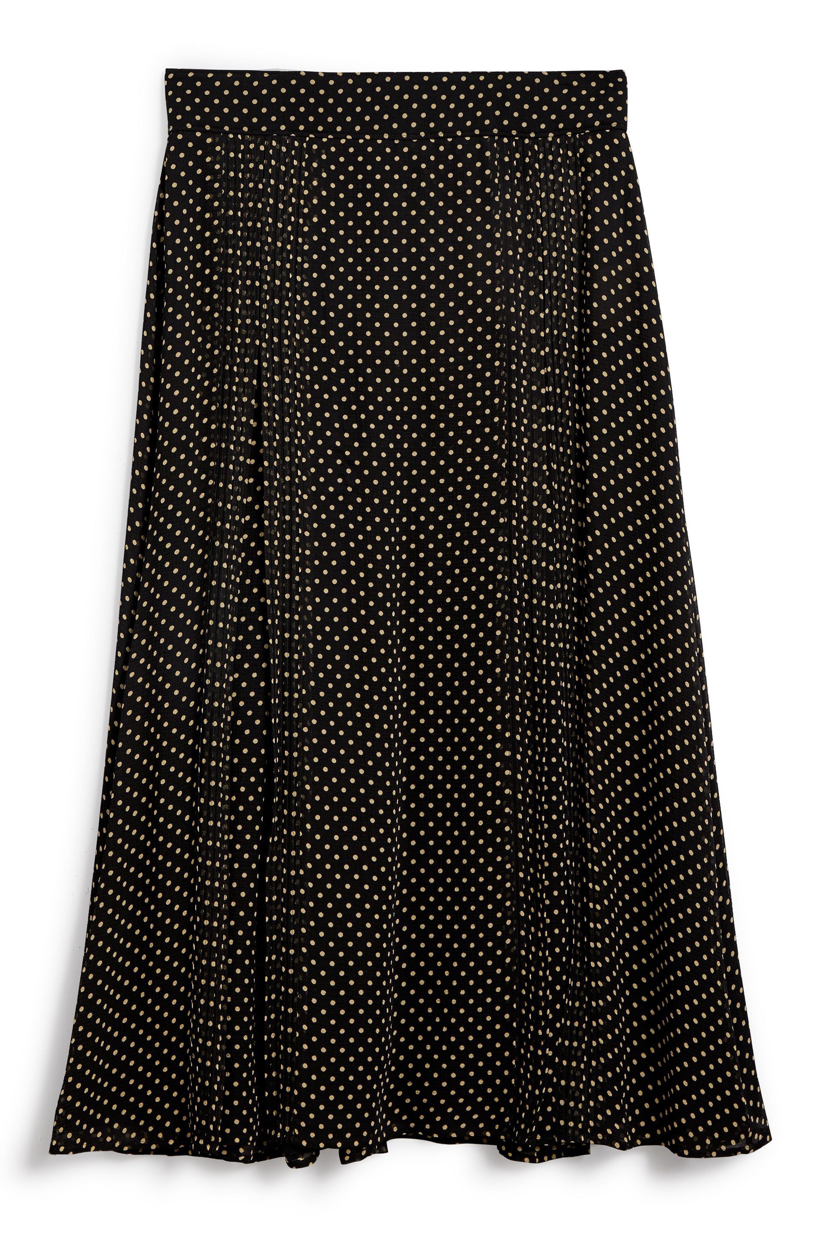 BURBERRY FINE SILK SKIRT