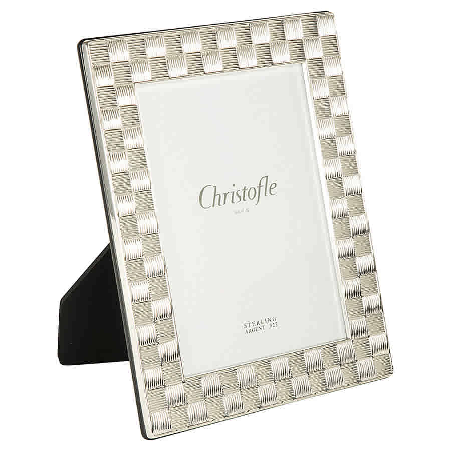 Shop Christofle Damasse Picture Frame 5256130 In N/a