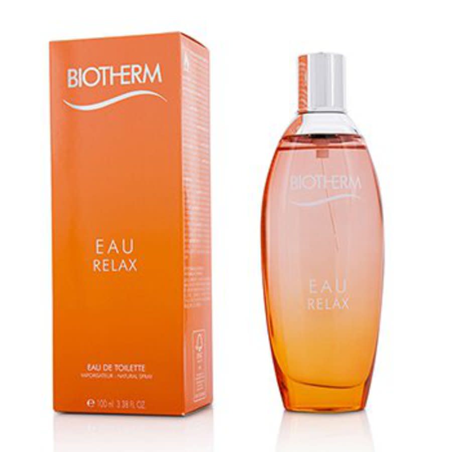 Biotherm - Eau Relax Eau De Toilette Spray 100ml/3.38oz In Orange,white