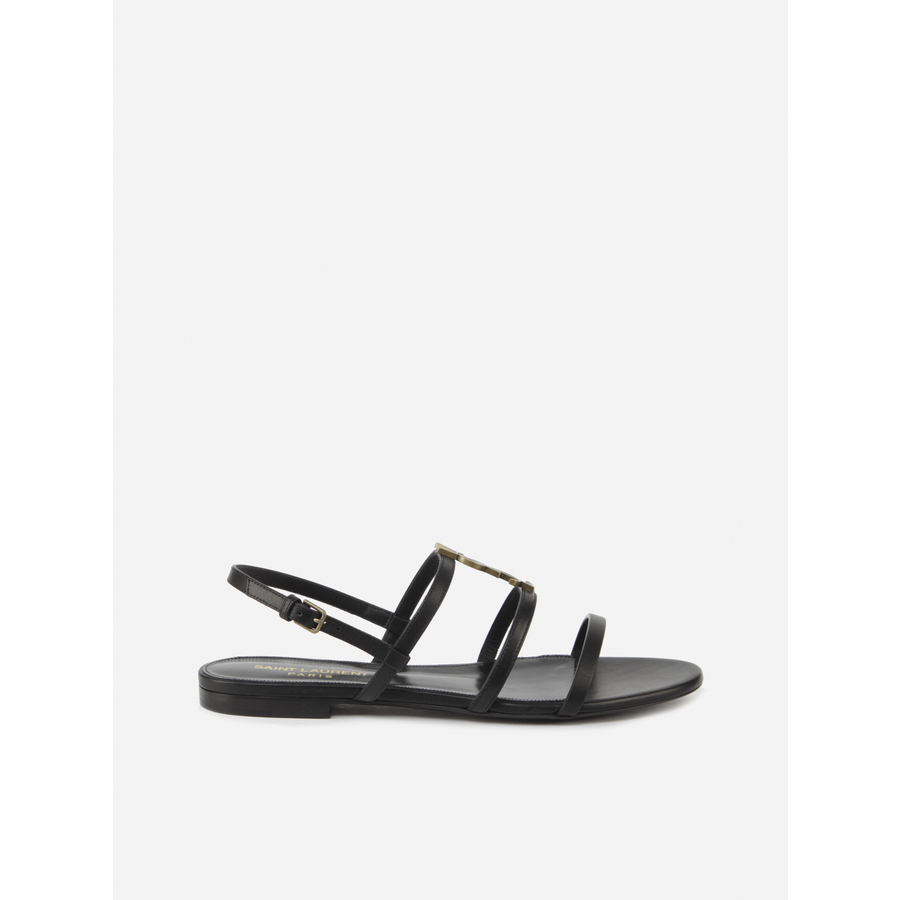 Saint Laurent Ladies Black Sandals