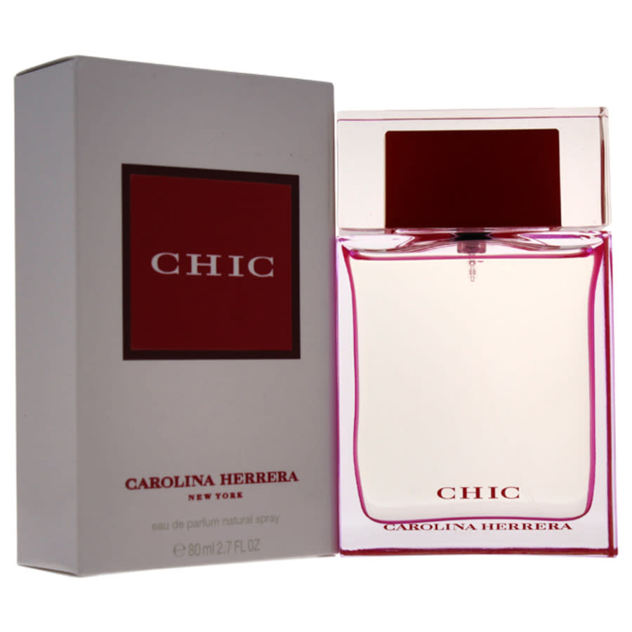 Carolina Herrera Chic By Edp Spray 2.7 oz (w) In Red,white