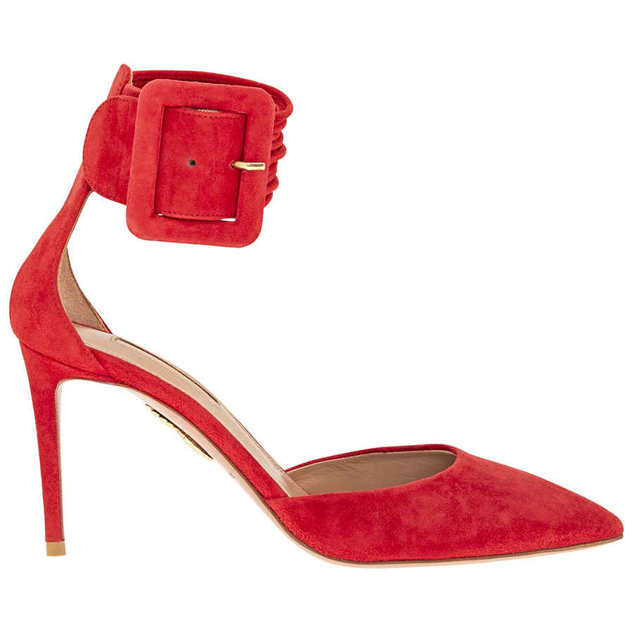 Aquazzura Ladies Red High Pump Casablanca Heel