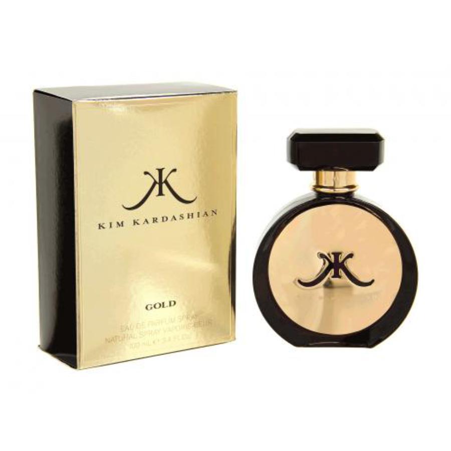 Kim Kardashian Ladies Gold Edp Spray 3.4 oz Fragrances 049398940055 In Gold / Pink / Rose Gold