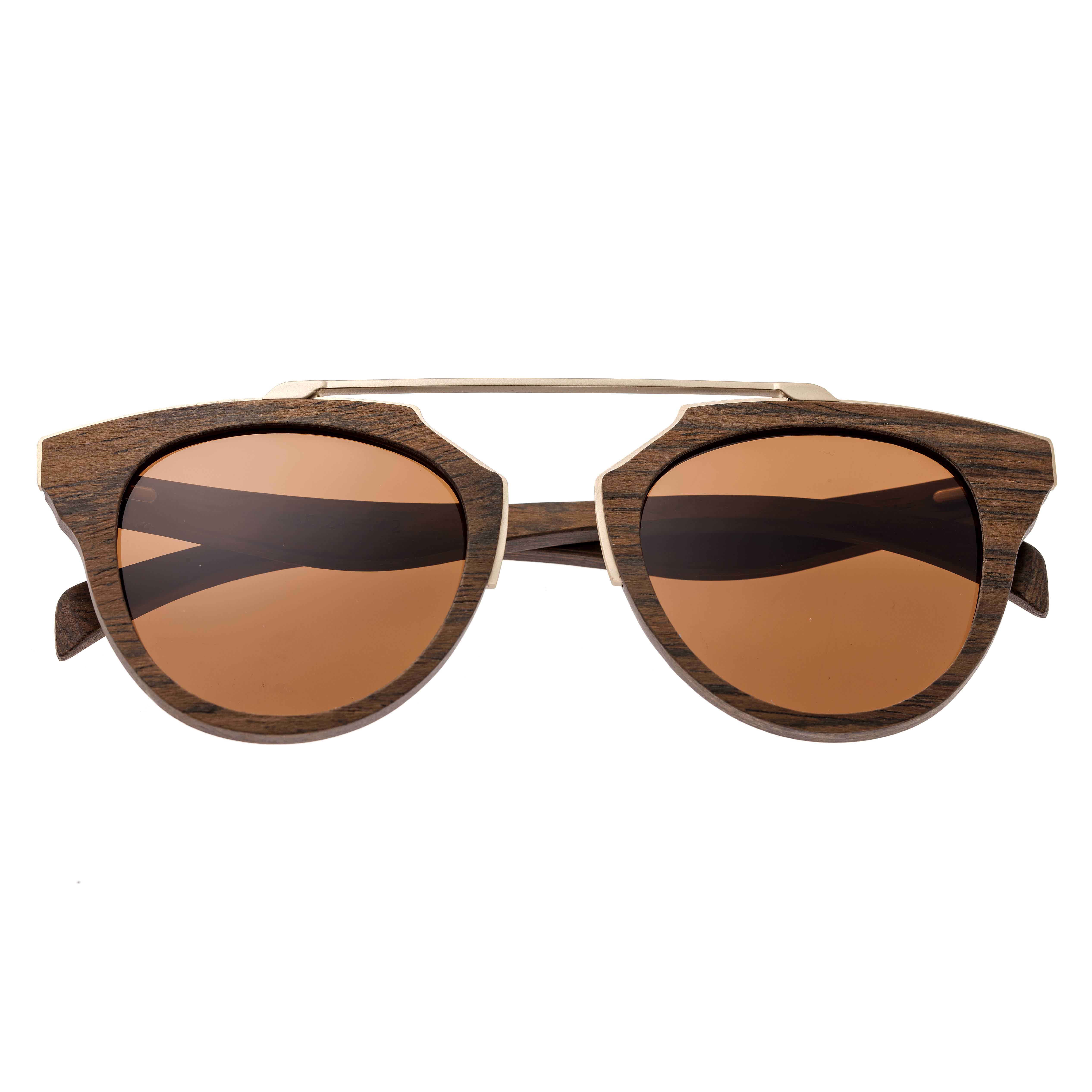 Earth Ceira Wood Sunglasses In Brown / Spring