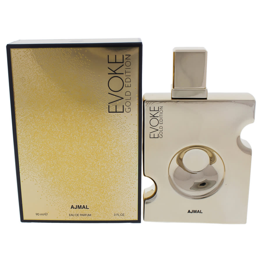 Ajmal Evoke Gold Edition By  For Men - 3 oz Edp Spray In Gold Tone