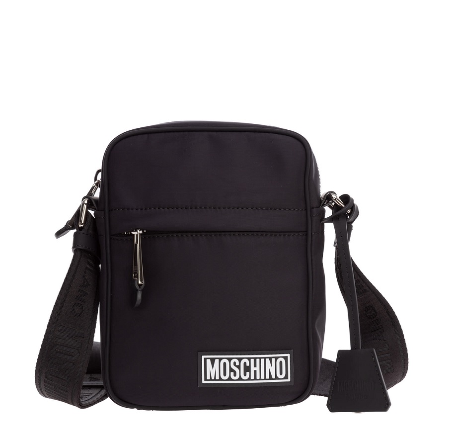 Logo Print Nylon Crossbody