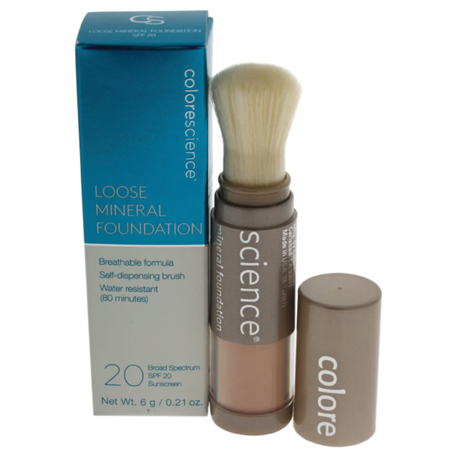 COLORESCIENCE LOOSE MINERAL FOUNDATION BRUSH SPF 20 - MEDIUM SAND BY COLORESCIENCE FOR WOMEN - 0.21 OZ FOUNDATION