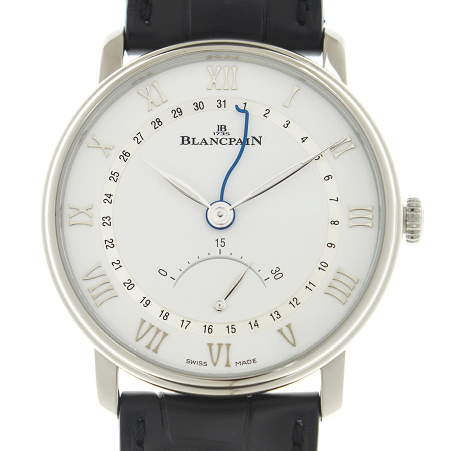 Blancpain Villeret Mens Automatic Watch 6653q-1127-55b In Black / White