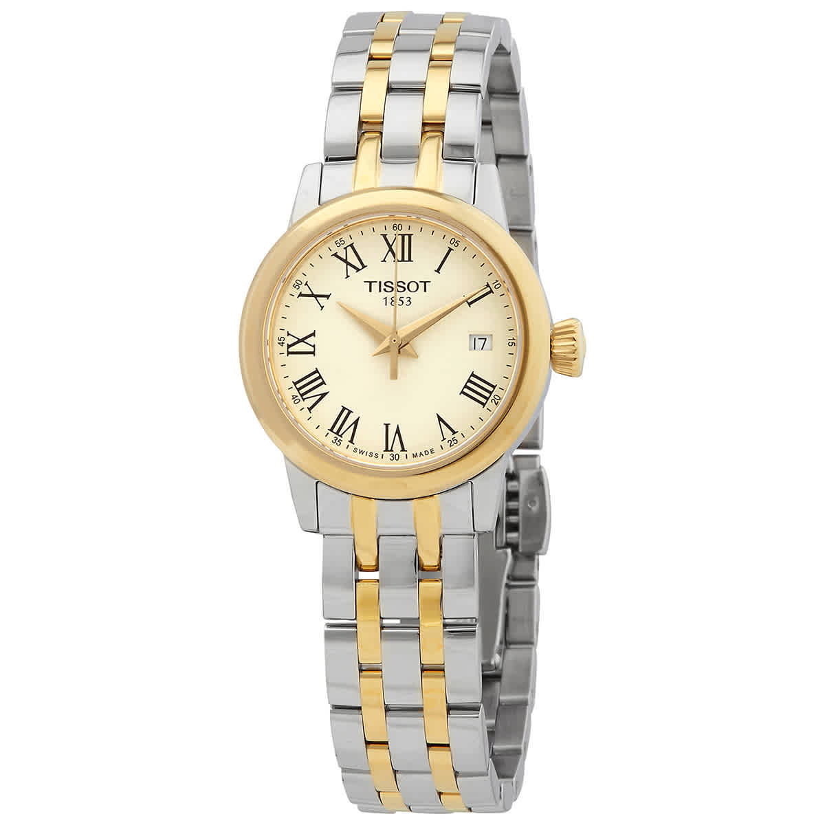 Tissot rose dream lady store 18k gold
