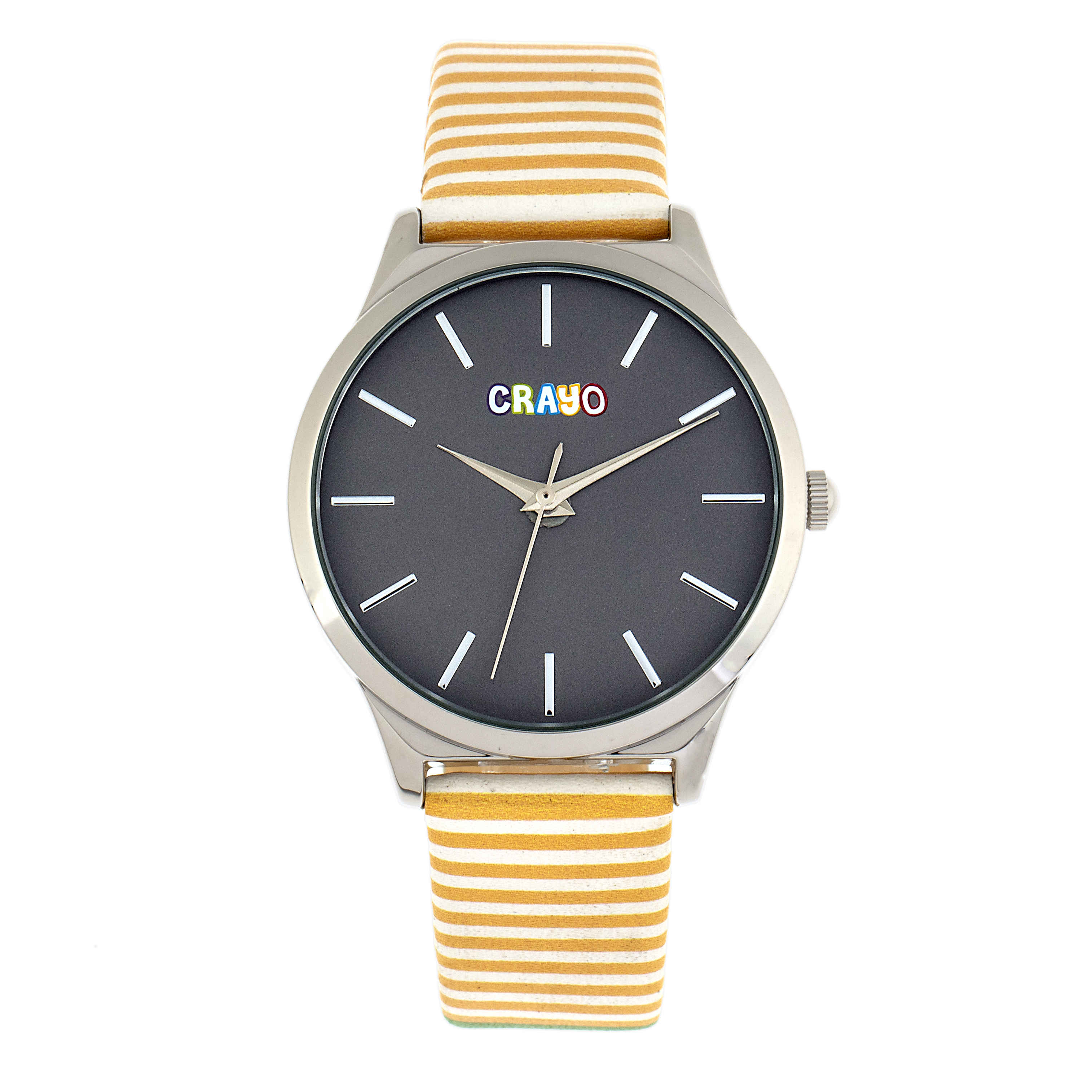 Crayo Aboard Unisex Watch In Green / Grey / Yellow