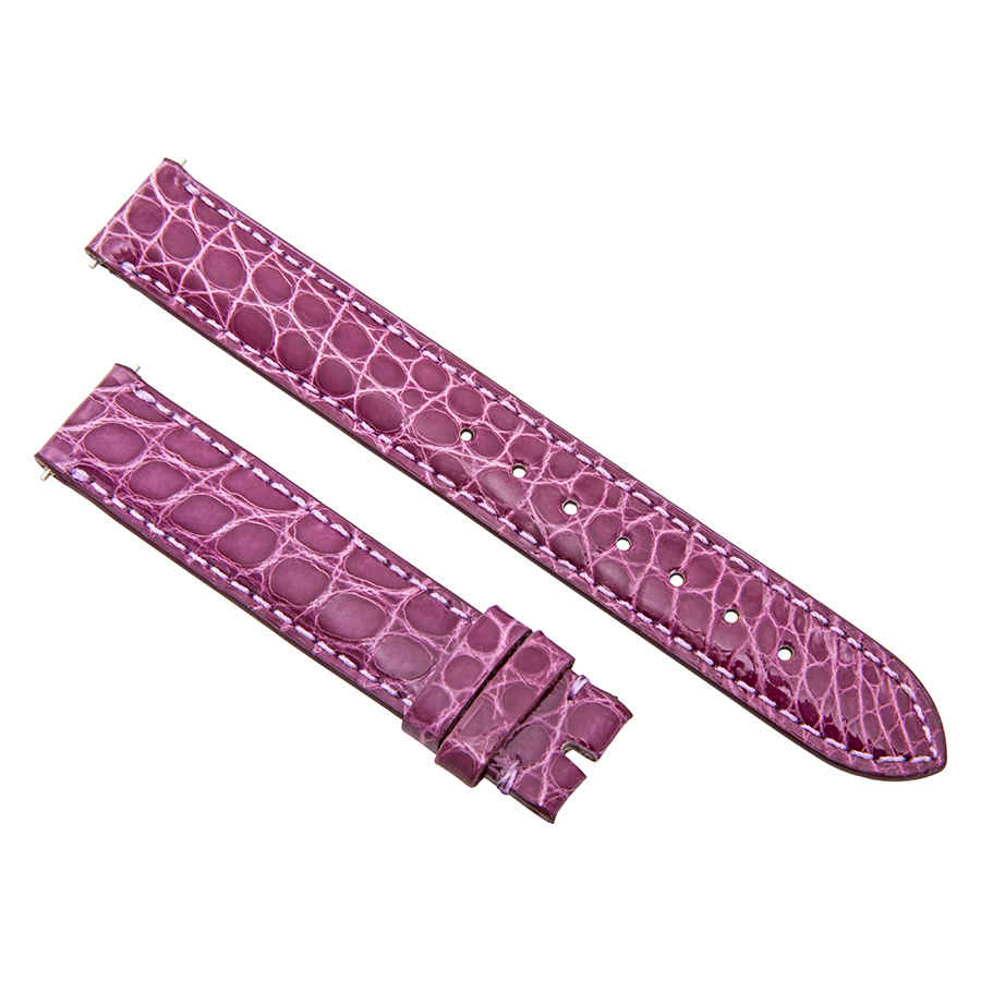 Hadley Roma 14 Mm Purple Alligator Leather Strap