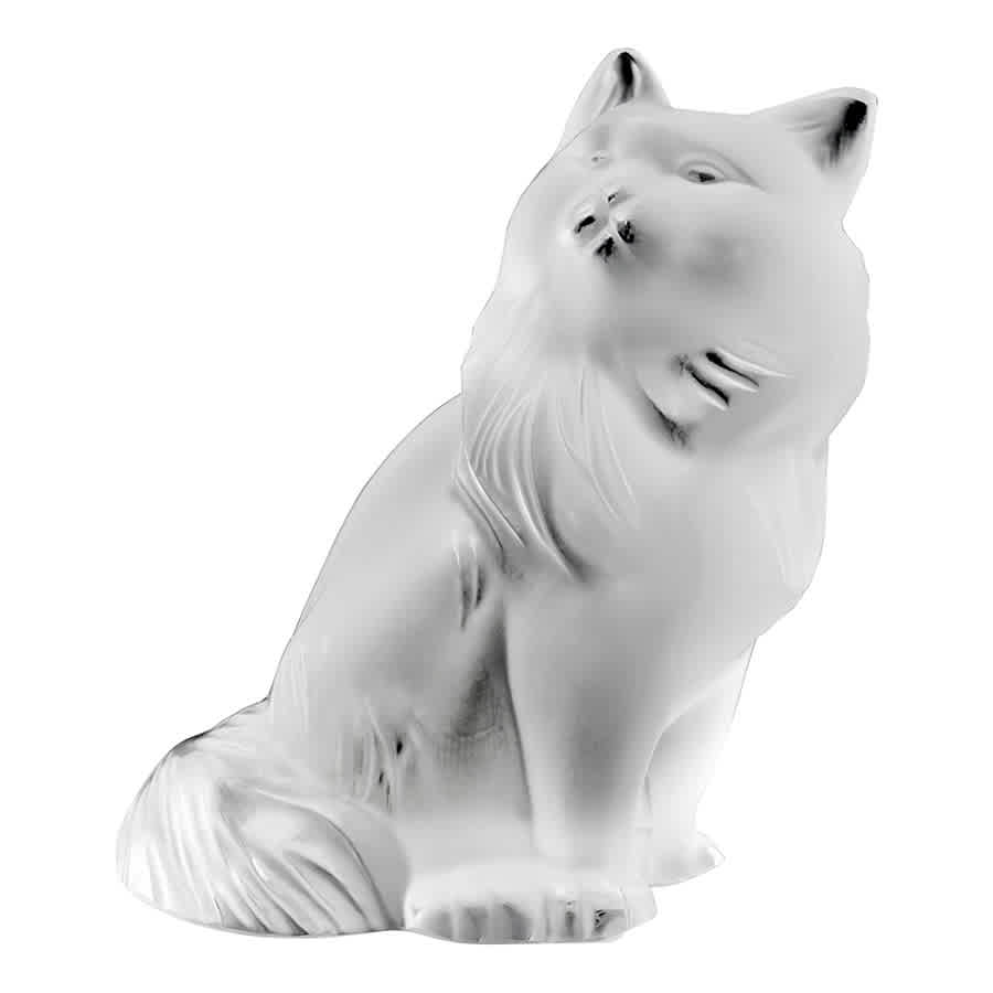 LALIQUE CRYSTAL HEGGIE CAT 11796