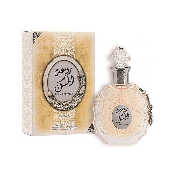 Lattafa Ladies Rouat Al Musk 3.4 oz Fragrances 6291106064834 In Orange / White