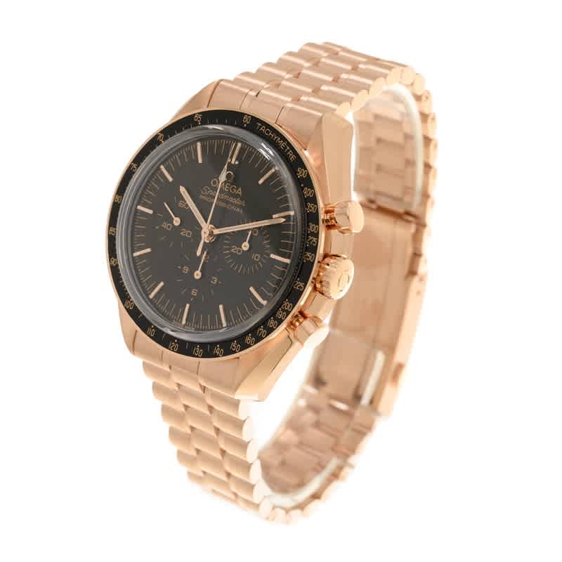 Shop Omega Speedmaster Moonwatch Chronograph Automatic Black Dial Men's Watch 310.60.42.50.01.001 In Black / Gold / Gold Tone / Rose / Rose Gold / Rose Gold Tone