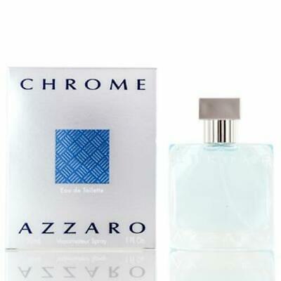 Azzaro Mens Chrome Edt Spray 1.0 oz Fragrances 3351500020362 In Silver Tone