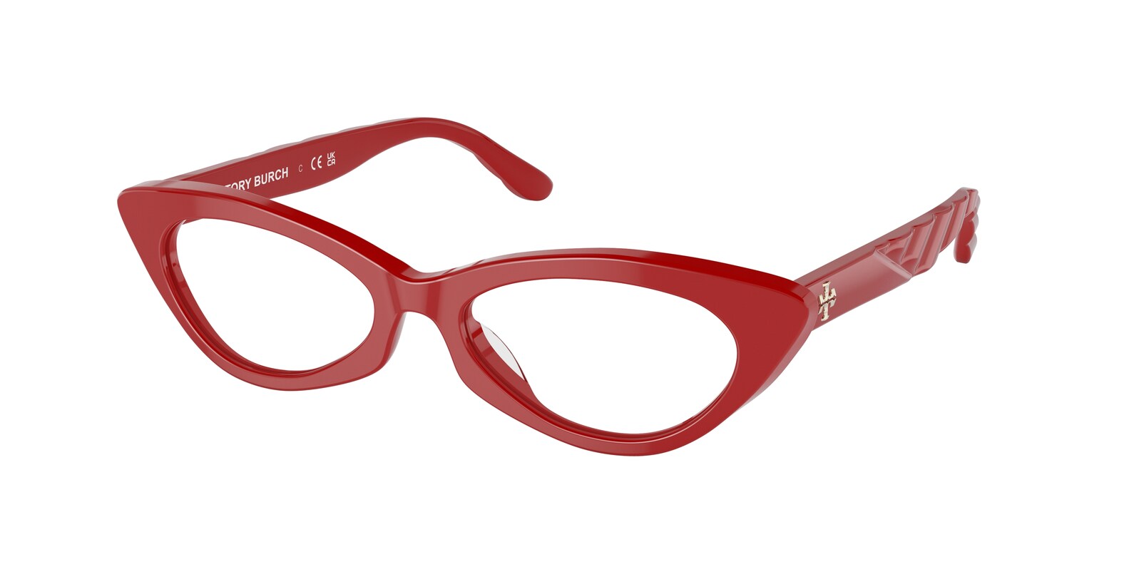 Tory Burch Demo Irregular Ladies Eyeglasses Ty2127u 1893 52 In Red.
