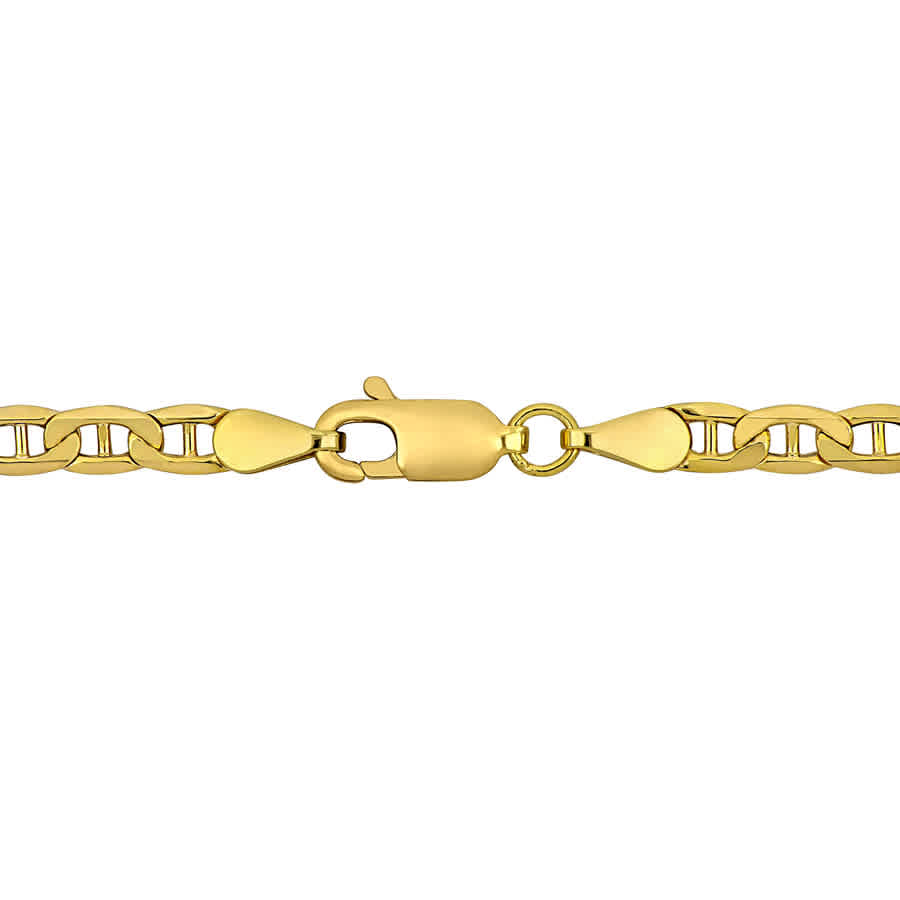 Amour 3.3mm Marine Link Bracelet In 10k Yellow Gold -10 In In Yellow