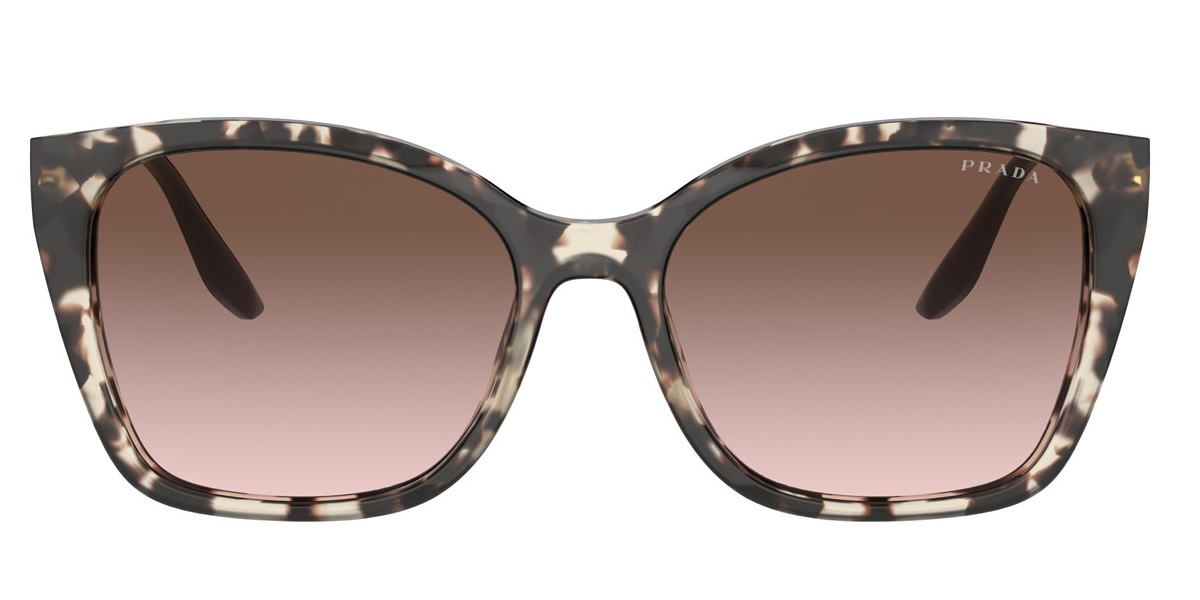 PRADA PRADA BROWN GRADIENT CAT EYE LADIES SUNGLASSES PR 12XS UAO0A6 54