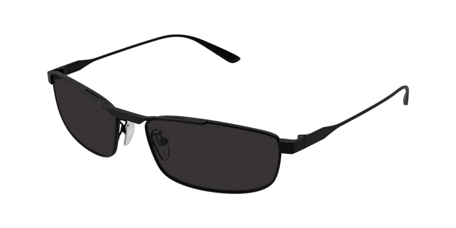 Balenciaga Grey Rectangular Unisex Sunglasses BB0451S 001 61