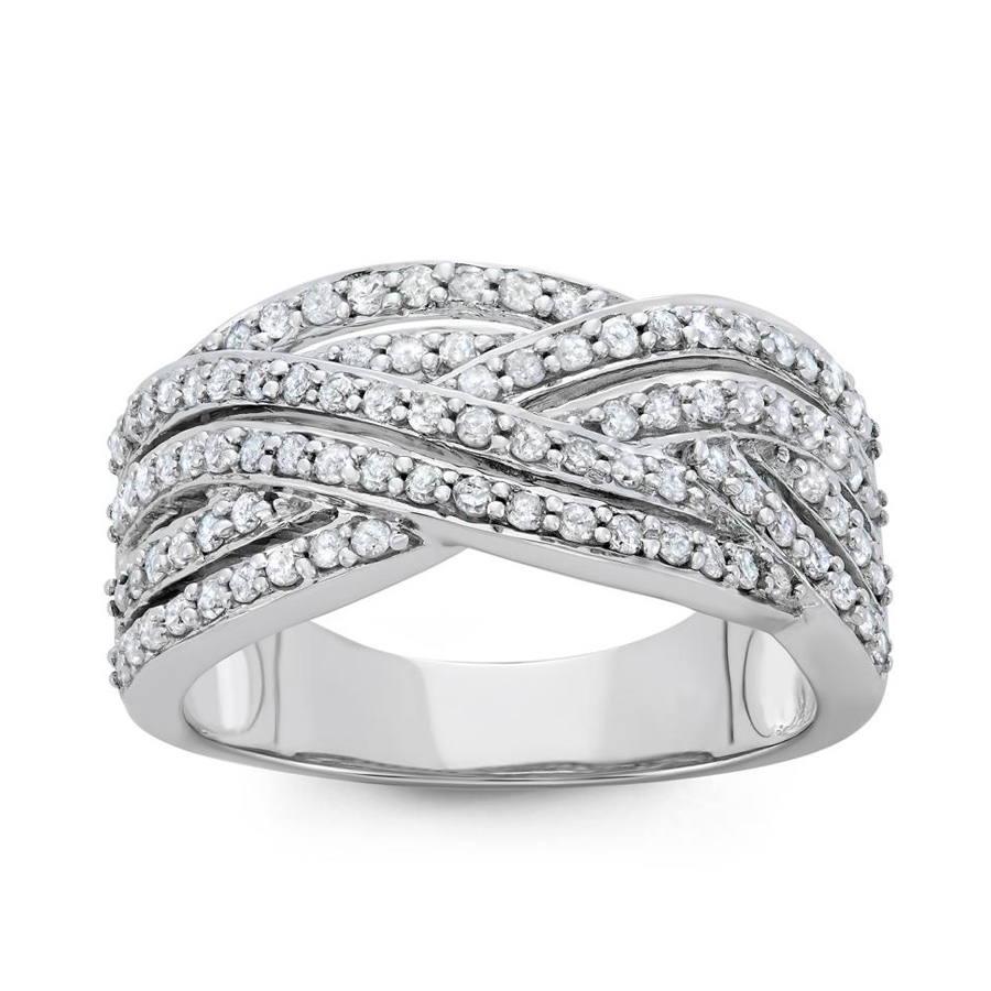 Click to view more detailed imagery on our partner's website Hetal Diamonds 3/4 Cttw 10k White Gold Diamond Ring (h-i In Gold Tone,white