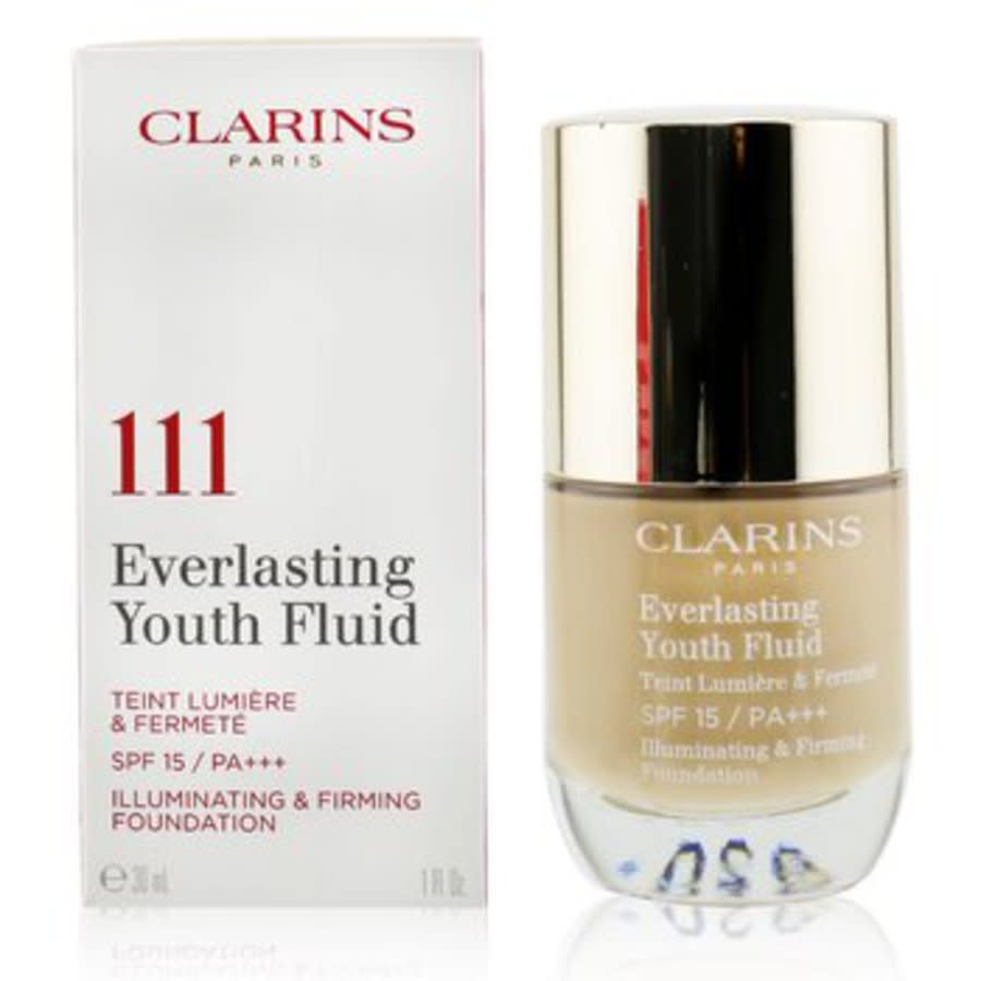 Clarins - Everlasting Youth Fluid Illuminating & Firming Foundation Spf 15 - # 111 Auburn 30ml/1oz In Red
